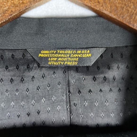 Vintage After Six 2 Piece Tuxedo 50 LONG Suit Pants Sz 46x31 - Picture 5 of 8